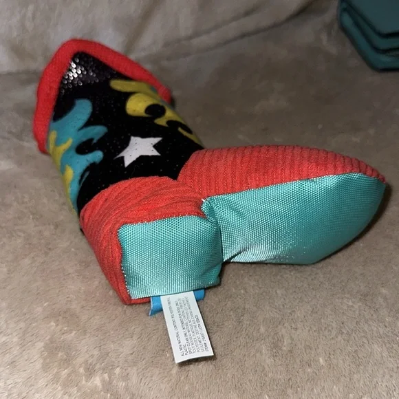 Bark boot scoot boogie medium dog toy cowboy boot New - Picture 4 of 8
